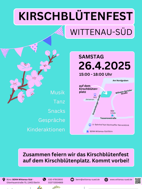 A4 Kirschblütenposter