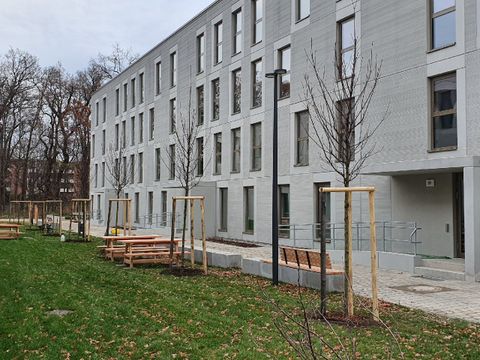 Unterkunftsgebäude MUF Ankunftszentrum