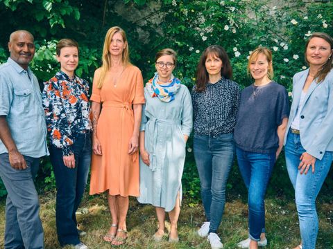 Sechs Frauen und ein Mann, Team der VHS, Programmbereichsleitung.