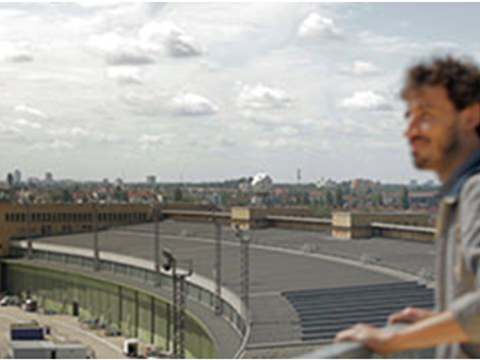 Blick über den Flughafen Tempelhof