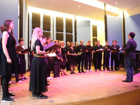 Kammerchor bei einem Auftritt