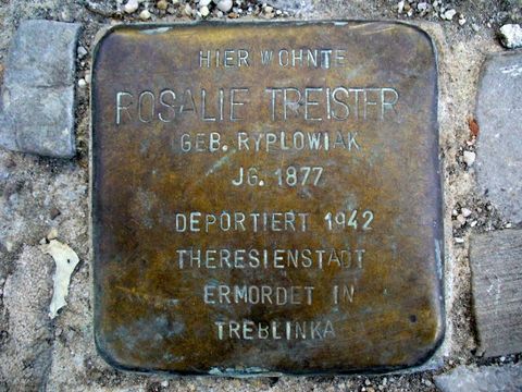 Stolperstein für Rosalie Treister