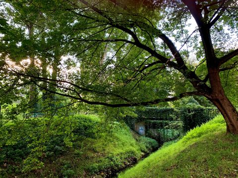 Blick in den grünen Kraatz-Tränke-Graben, einer Parkanlage