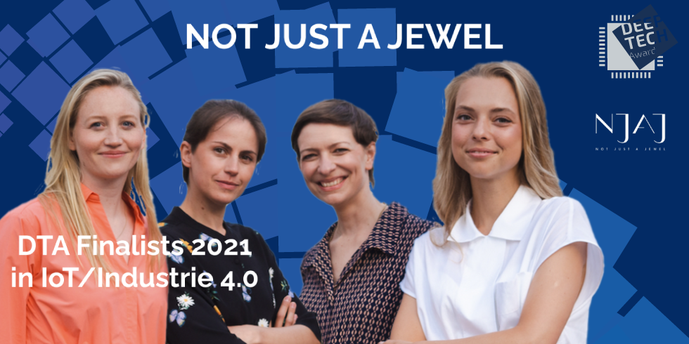 Finalistinnen lächeln in die Kamera