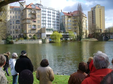 Hotel Seehof und Lietzenseebrücke, Foto: KHMM
