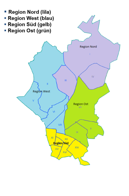 Regionen RSD