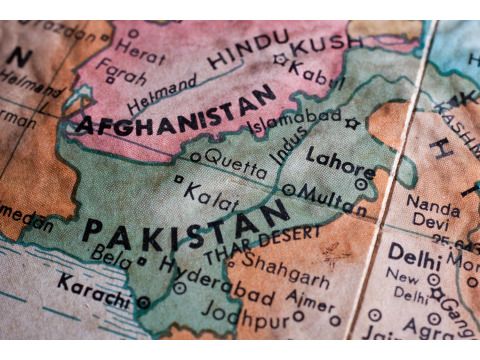 Pakistan-Afghanistan-Karte