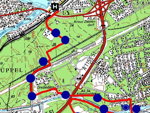 Wanderkarte (Bild: Berliner Forsten)