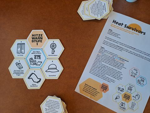 Klima-Gesundheits-Spiel Heat Survivors