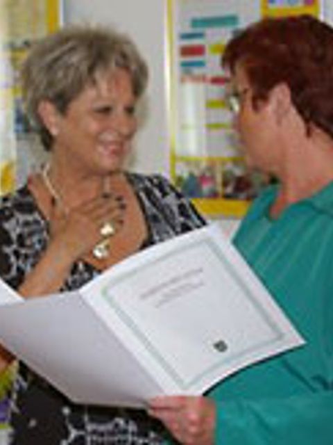 Dagmar Frederic und Christina Emmrich