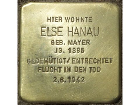 Stolperstein Else Hanau