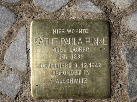 Stolperstein für Käthe Paula Funke