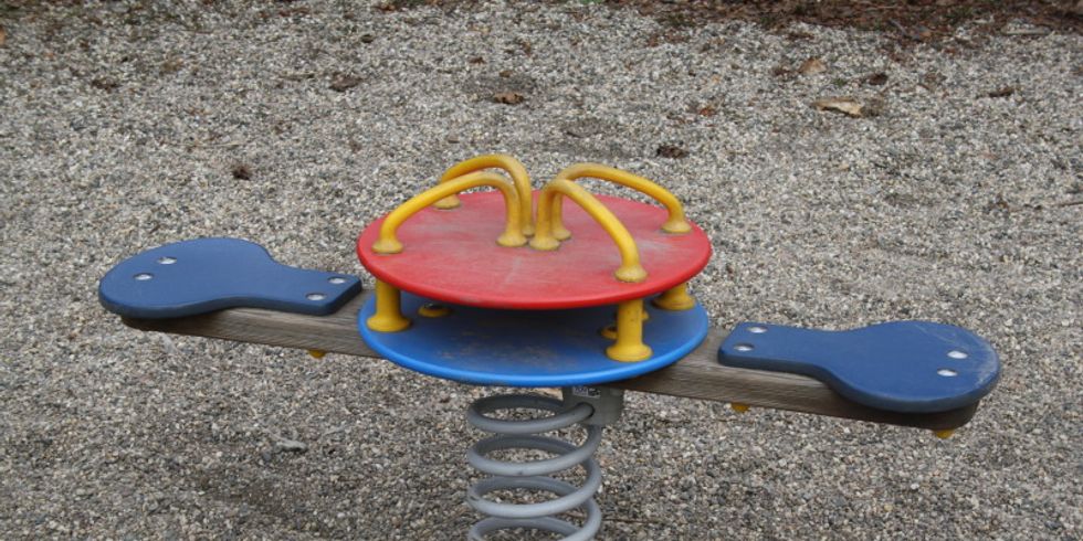 Spielgerät auf dem Spielplatz Beethovenstraße