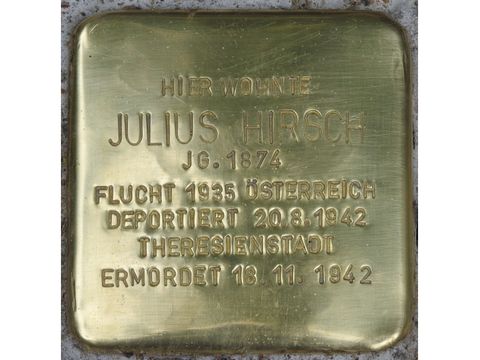 Regensburger Straße 9 Julius Hirsch