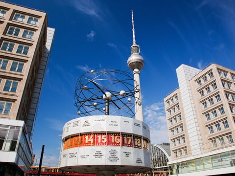 Alexanderplatz mit Weltzeituhr