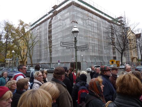 Mommsenstraße Ecke Wielandstraße, 10.11.2012, Foto: KHMM