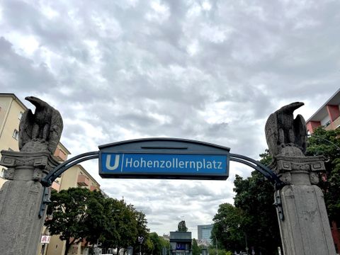 Eingang U3 Hohenzollernplatz, 21.12.2013 (Bild: BACW/ KHMM)