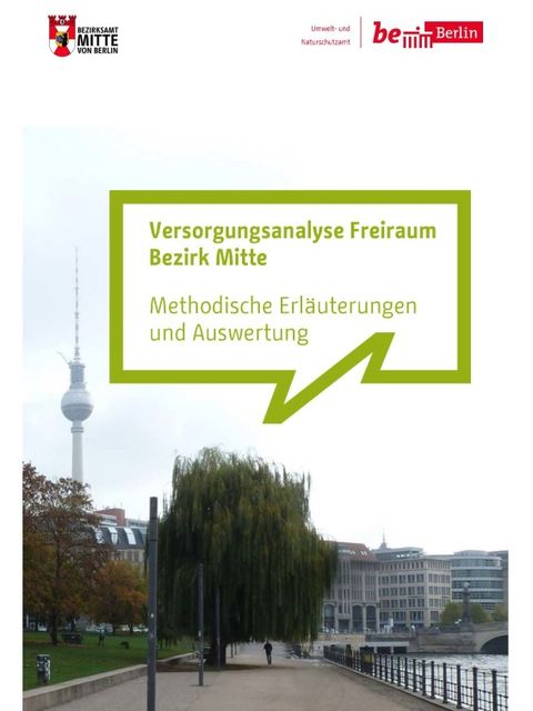 Deckblatt Versorgungsanalyse Freiraum