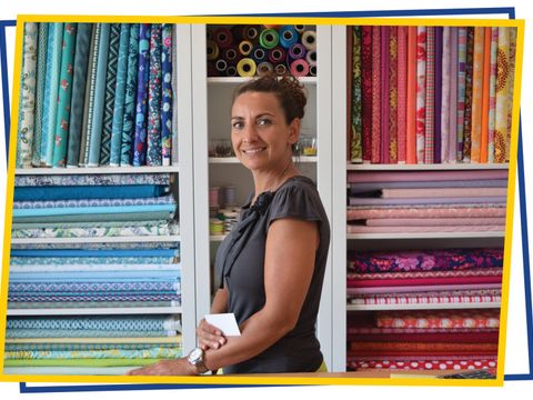 Jacqueline Hirschhorn in ihrem Nähatelier