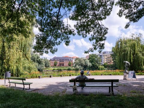 Blick in den Lietzenseepark in Berlin-Charlottenburg (Bild: Landesdenkmalamt Berlin, Anne Herdin)