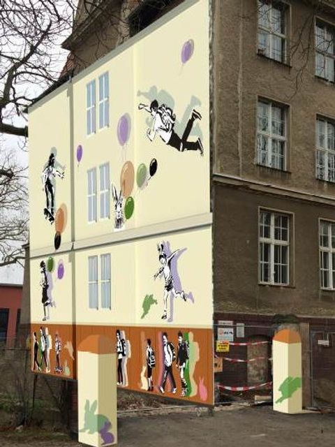 Entwurf „Hereinspaziert – Wir vom Hasengrund“ von Petra Maria Kessler Undi