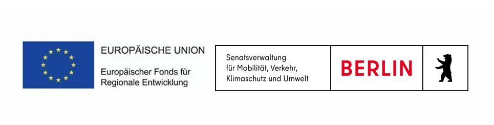 Logo EU (Europäischer Fonds für Regionale Entwicklung) und SenMVKU