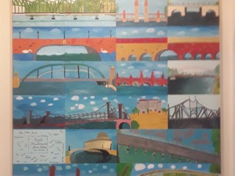 Wandbild Kunstbrücke Mitte-Bottrop