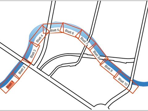 Spreeradweg zwischen Lutherbrücke und Bezirksgrenze Charlottenburg-Wilmersdorf Lageplan Blatt 1