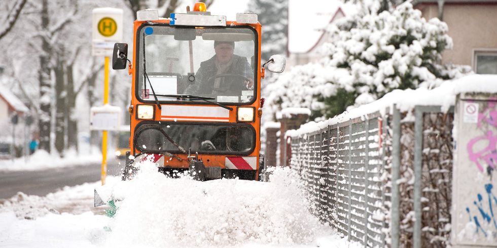 Winterdienst durch die Berliner Stadtreinigung