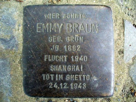 Stolperstein für Emmy Braun
