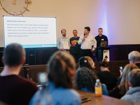 Bei der Projektvorstellung