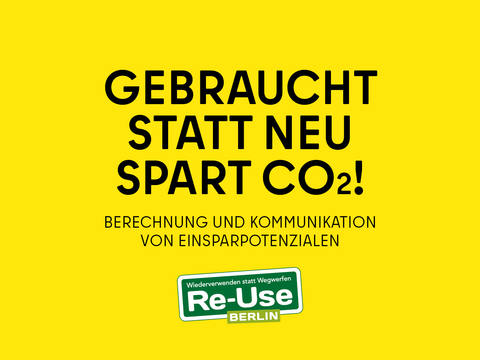 Digitales Banner zur Bewerbung des Fachdialogs "Gebraucht statt neu"