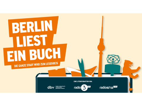 (Bild: radioeins, radio3 und der Landesverband Berlin des Deutschen Bibliotheksverbands (dbv))