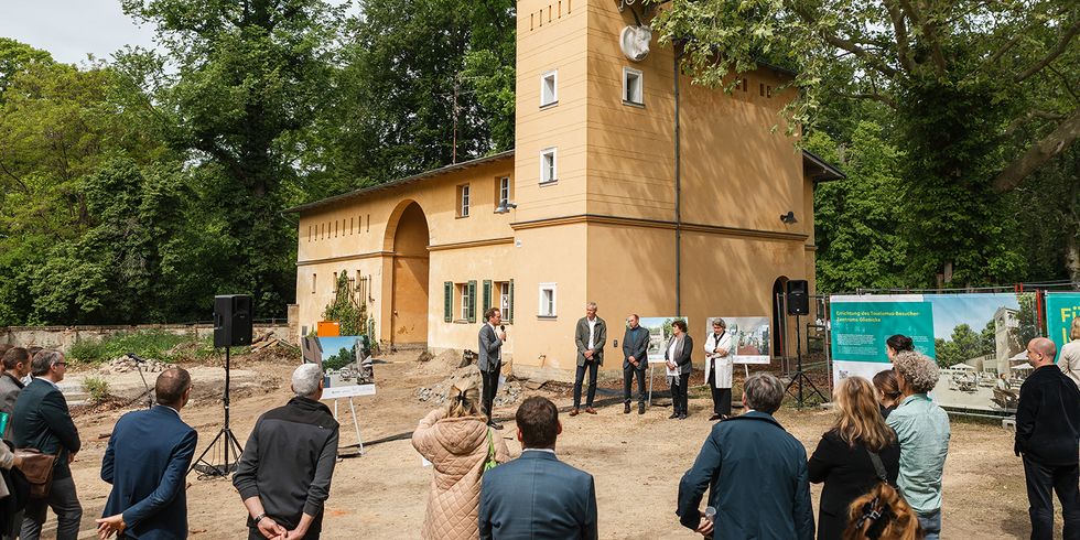 Spatenstich am 20.05.2026 für das Besucherzentrum Glienicke