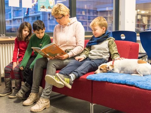 Lesehund Vorlesenachmittag Heidi Sonntag