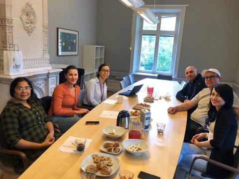 Meeting des Bereichs „Empfang“ (Bild: Michaela Malek)