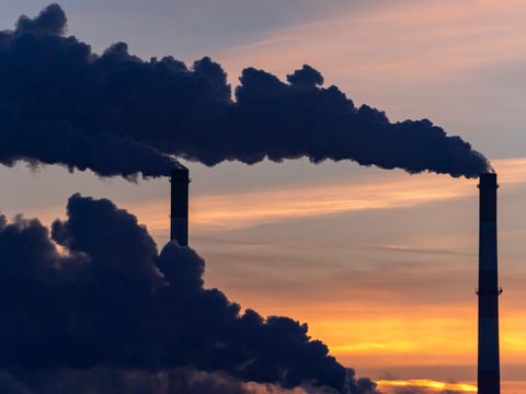 Environmental problem of pollution of environment and air in cities
