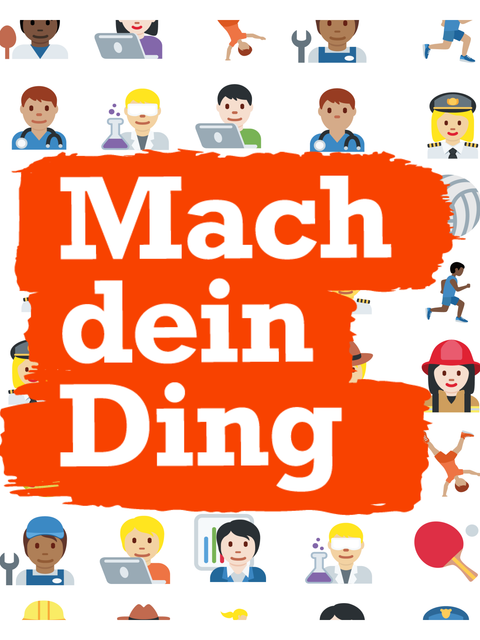 Aktionstag Ausbildung "Mach dein Ding" (Bild: Copyright 2020 Twitter Twemoji, Inc und andere Mitwirkende. Grafiken lizenziert unter CC-BY 4.0: https://creativecommons.org/licenses/by/4.0/)