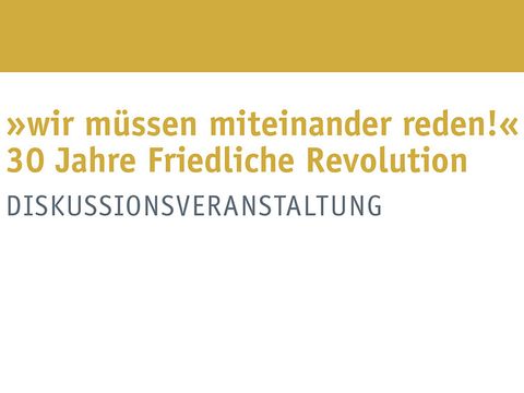 Diskussion über die Erinnerung an die Friedliche Revolution 1989-1990 (Bild: Museum Pankow)