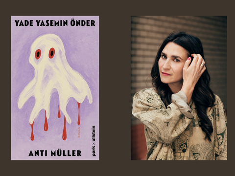 Buchcover mit Autorinnenfoto