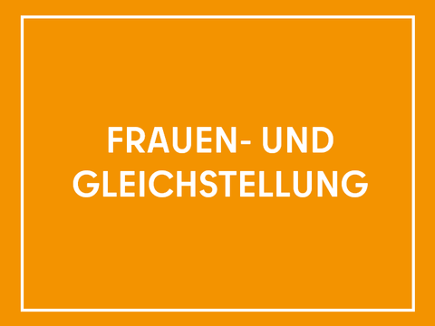 Teaser mit der Aufschrift Frauen- und Gleichstellung