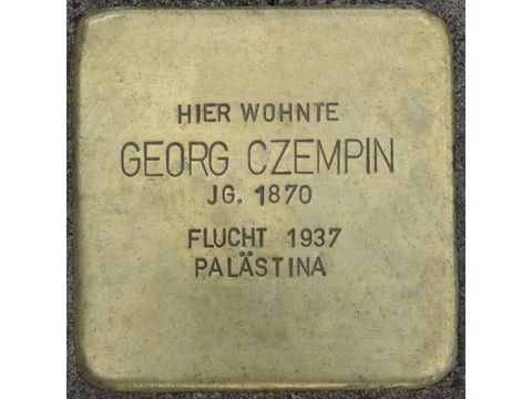 Stolperstein Georg Czempin (Bild: Stolpersteine-Initiative CW, Hupka)