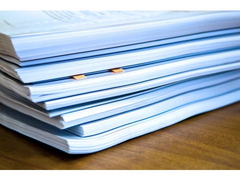 Stapel von Dokumenten