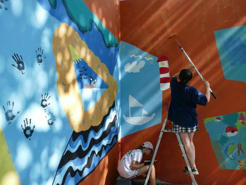 Spielplatz Gudrunstr Kidspark - Projektwoche