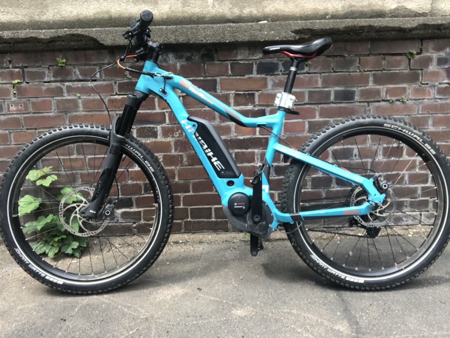 Blaues Fahrrad