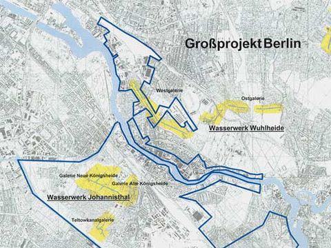 Abgrenzung des Projektgebietes