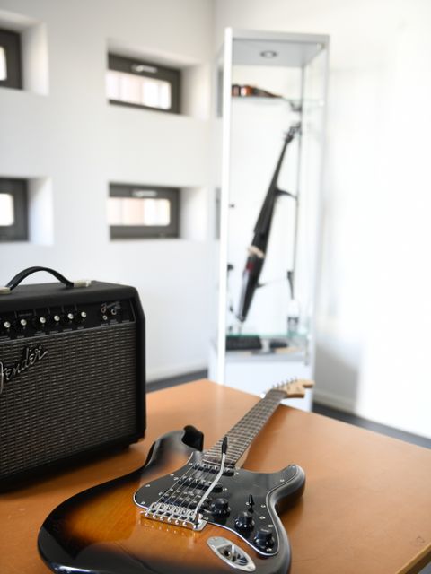 E-Gitarre im MusikRaum