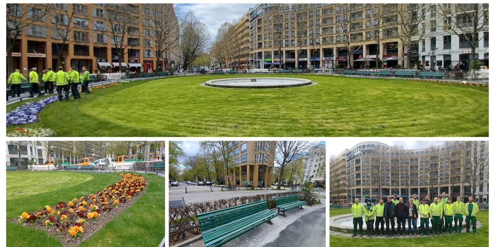 Plager Platz fit für den Frühling