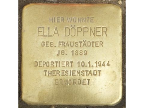 Stolperstein Ella Döppner (Bild: Stolpersteine-Initiative CW, H.-J. Hupka)