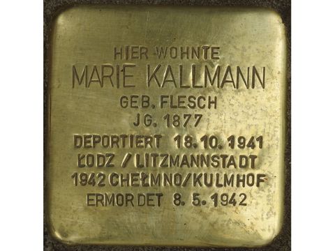 Niebuhrstraße 70 Marie Kallmann